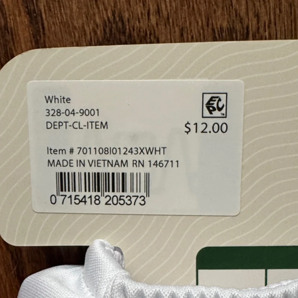 NWT White Eco Pull-Up Swim Diaper